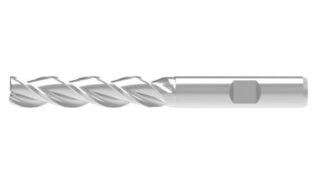 Troperno glodalo za aluminijum i plastiku HSS-E Co 8 - dugo
