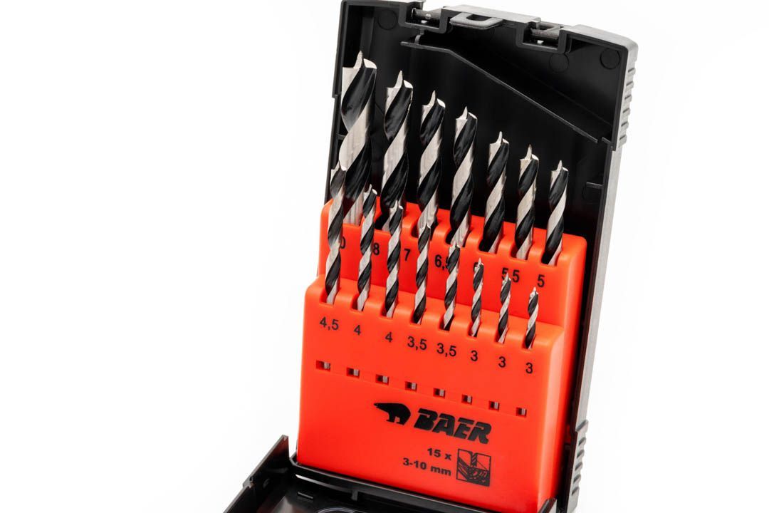 Burgije za drvo Set (15 kom.) 3 - 10 mm - Image 2