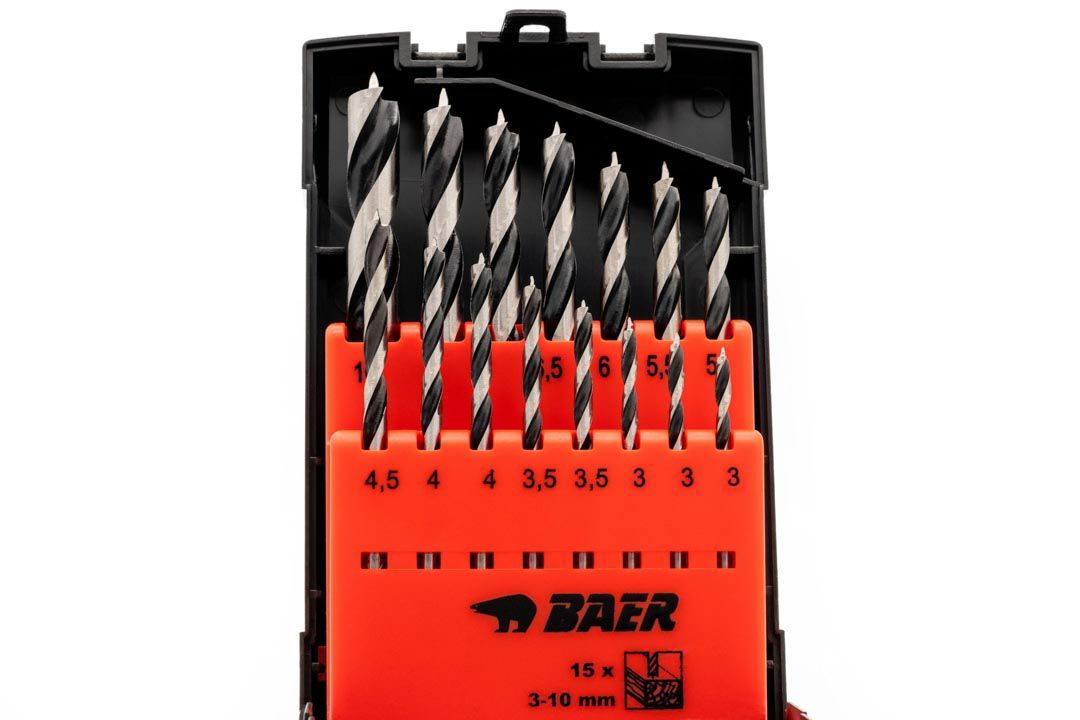 Burgije za drvo Set (15 kom.) 3 - 10 mm - Image 5